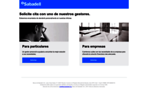 Citagestor.bancsabadell.com thumbnail