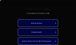 Citasmedicasiess.com thumbnail