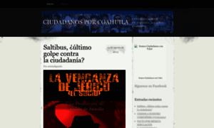 Ciudadanosporcoahuila.wordpress.com thumbnail