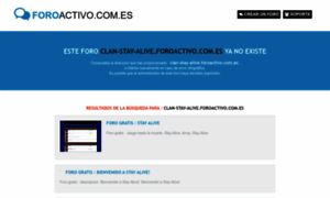 Clan-stay-alive.foroactivo.com.es thumbnail