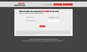 Clarotedamas.claro.com.co thumbnail