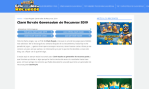 Clashroyalegeneradorderecursos.com thumbnail