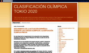 Clasificacionolimpica2020.blogspot.com thumbnail