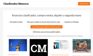 Clasificadosmenorca.com thumbnail