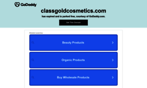 Classgoldcosmetics.com thumbnail
