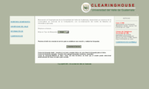 Clearinghouse.uvg.edu.gt thumbnail