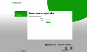 Clientes.zeleris.com thumbnail