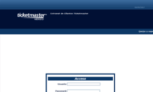 Clientextranet.ticketmaster.com.mx thumbnail