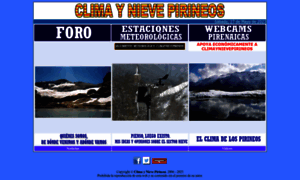 Climaynievepirineos.com thumbnail