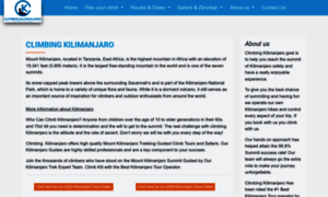 Climbing-kilimanjaro.com thumbnail