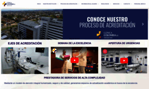 Clinicacolombiaes.com thumbnail