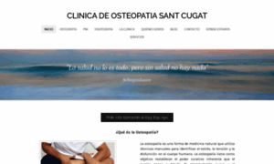 Clinicaosteopatiasantcugat.com thumbnail