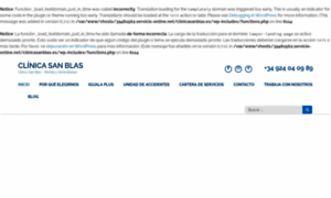 Clinicasanblas.es thumbnail