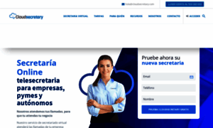 Cloudsecretary.es thumbnail