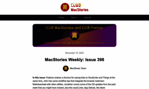 Club.macstories.net thumbnail