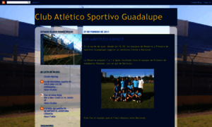 Clubatleticosportivoguadalupe.blogspot.com thumbnail