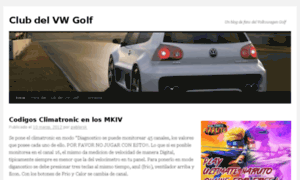 Clubdelvwgolf.com.ar thumbnail