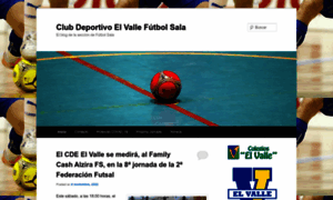 Clubdeportivoelvallefutbolsala.wordpress.com thumbnail
