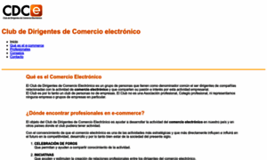 Clubdirigentescomercioelectronico.com thumbnail