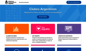 Clubesargentinos.deportes.gov.ar thumbnail