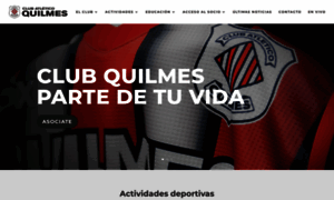 Clubquilmes.org thumbnail