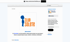 Clubsoletespanish.wordpress.com thumbnail