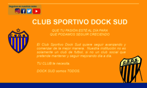Clubsportivodocksud.com.ar thumbnail