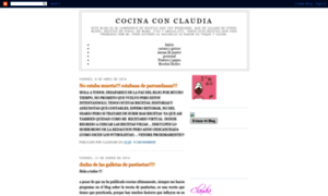 Cocinaconclaudia.blogspot.mx thumbnail