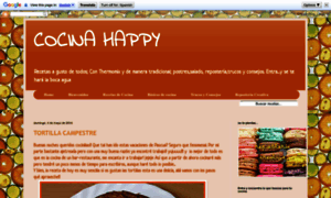 Cocinahappy.blogspot.com thumbnail