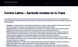 Cocinalatina.es thumbnail