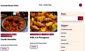 Cocinandorecetasfaciles.com thumbnail