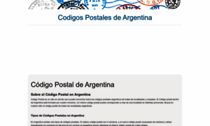 Codigo-postal.com.ar thumbnail