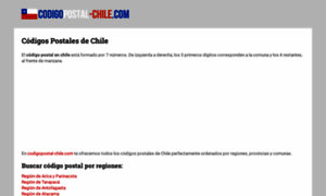 Codigopostal-chile.com thumbnail