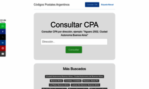 Codigopostal.com.ar thumbnail