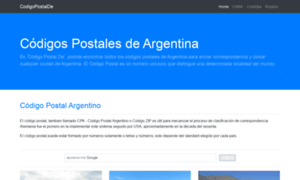 Codigopostalde.com.ar thumbnail
