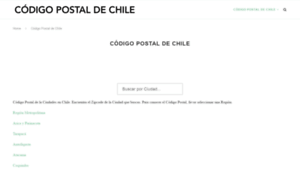 Codigopostaldechile.cl thumbnail