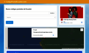 Codigopostalecuador.com thumbnail