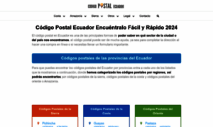 Codigopostalecuador.online thumbnail
