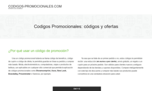Codigos-promocionales.com thumbnail