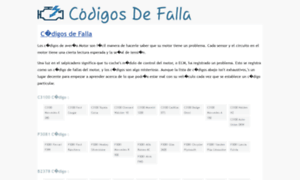 Codigosdefalla.com thumbnail