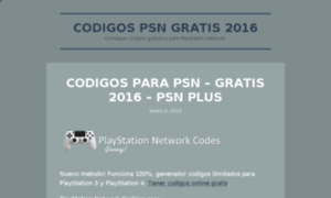 Codigospsngratis.wordpress.com thumbnail
