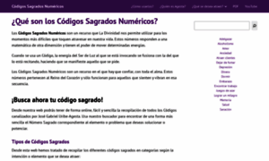 Codigossagradosnumericos.com thumbnail