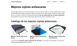 Cojinesantiescaras.top thumbnail