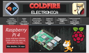 Coldfire-electronica.com thumbnail