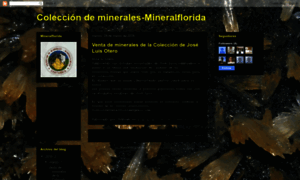 Colecciondemineralesmineralflorida.blogspot.com thumbnail
