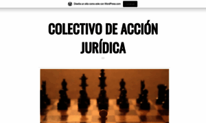Colectivodeaccionjuridica.wordpress.com thumbnail