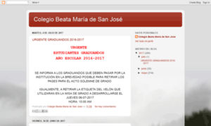 Colegiobeatamariadesanjose.blogspot.com thumbnail
