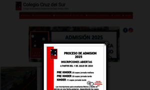 Colegiocruzdelsur.cl thumbnail