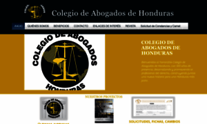 Colegiodeabogados.hn thumbnail