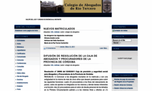 Colegiodeabogadosrio3.blogspot.com.ar thumbnail